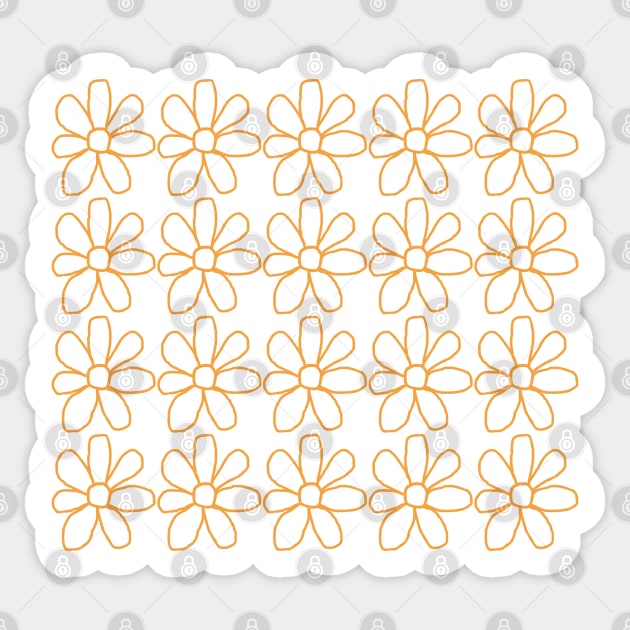 Hand drawn flowers Sticker by NomiCrafts